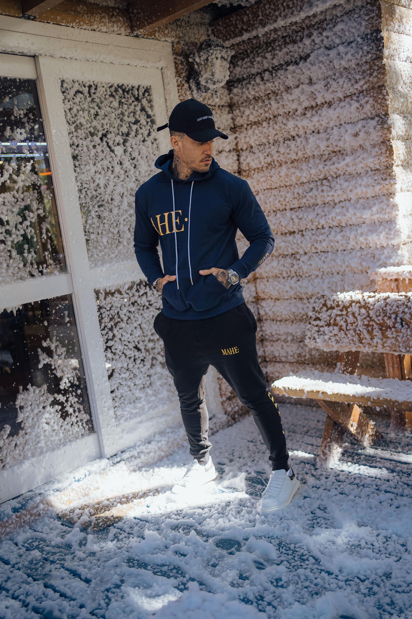 Moletom Canguru Mahe Navy Blue