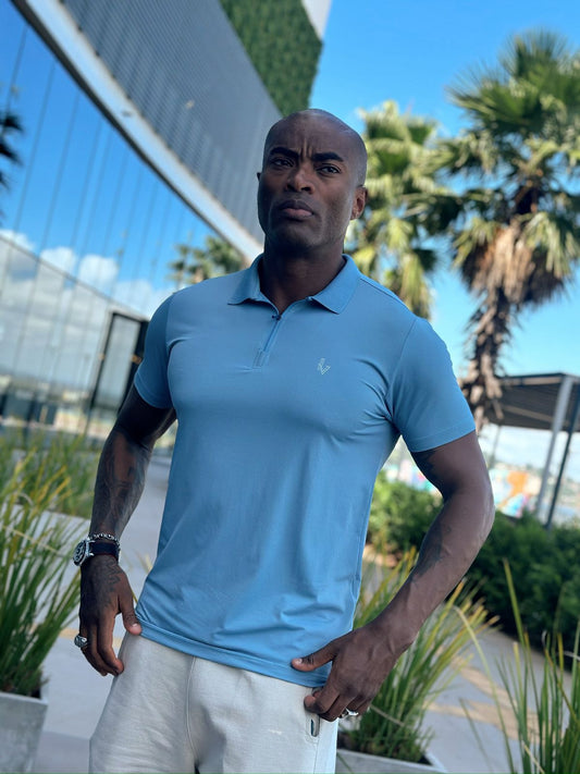 Camiseta Polo LV Blue