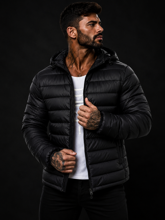 Jaqueta Puffer Black Premium