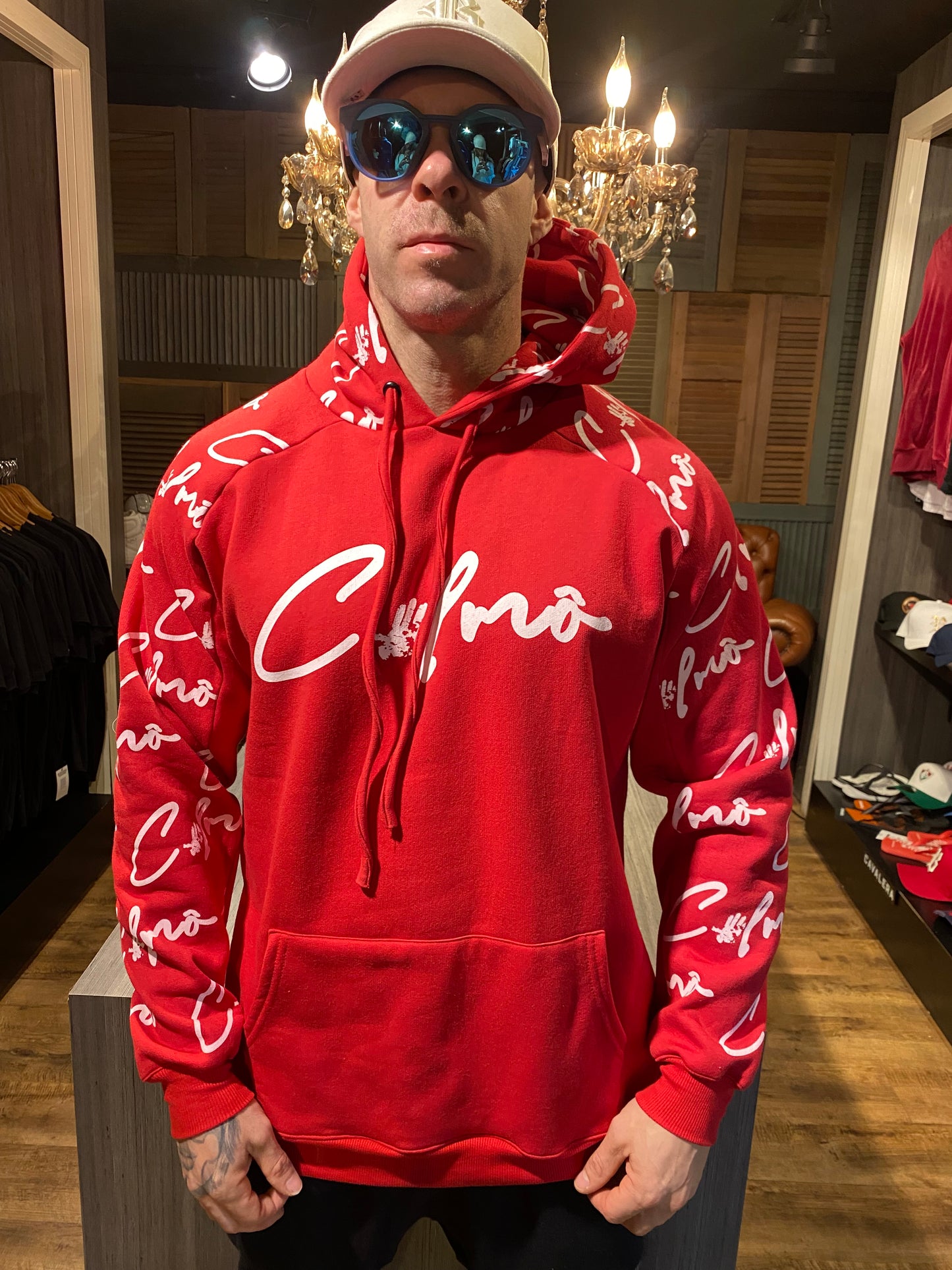 Moletom Canguru Calmo Red