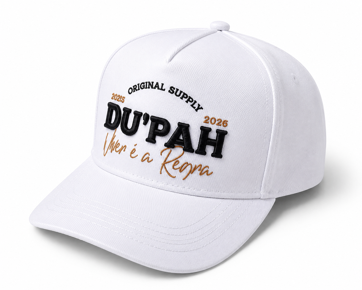 Boné Dupah aba curva branco
