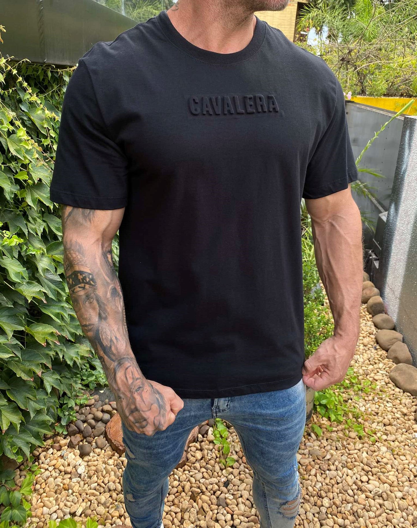 Camiseta Cavalera Relevo Black