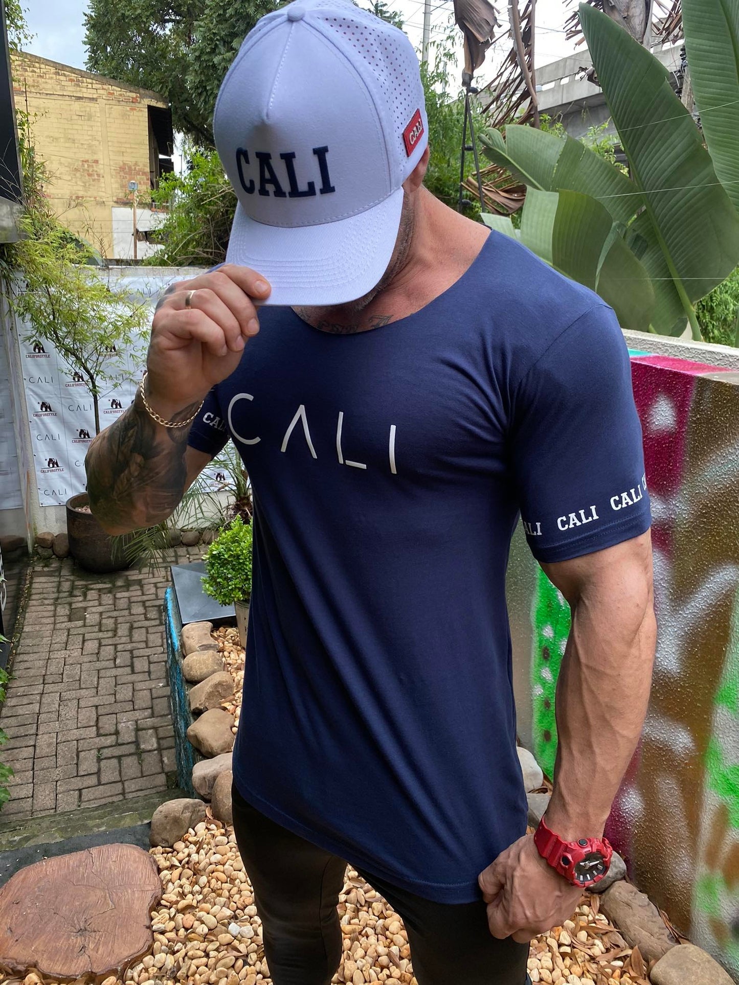 Camiseta Cali Navy Blue