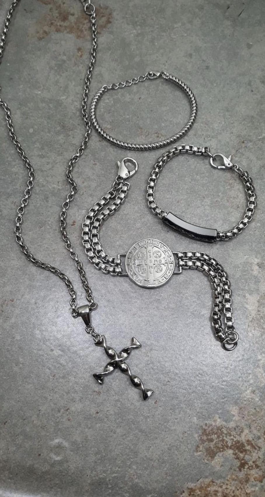 Corrente Crucifixo Silver