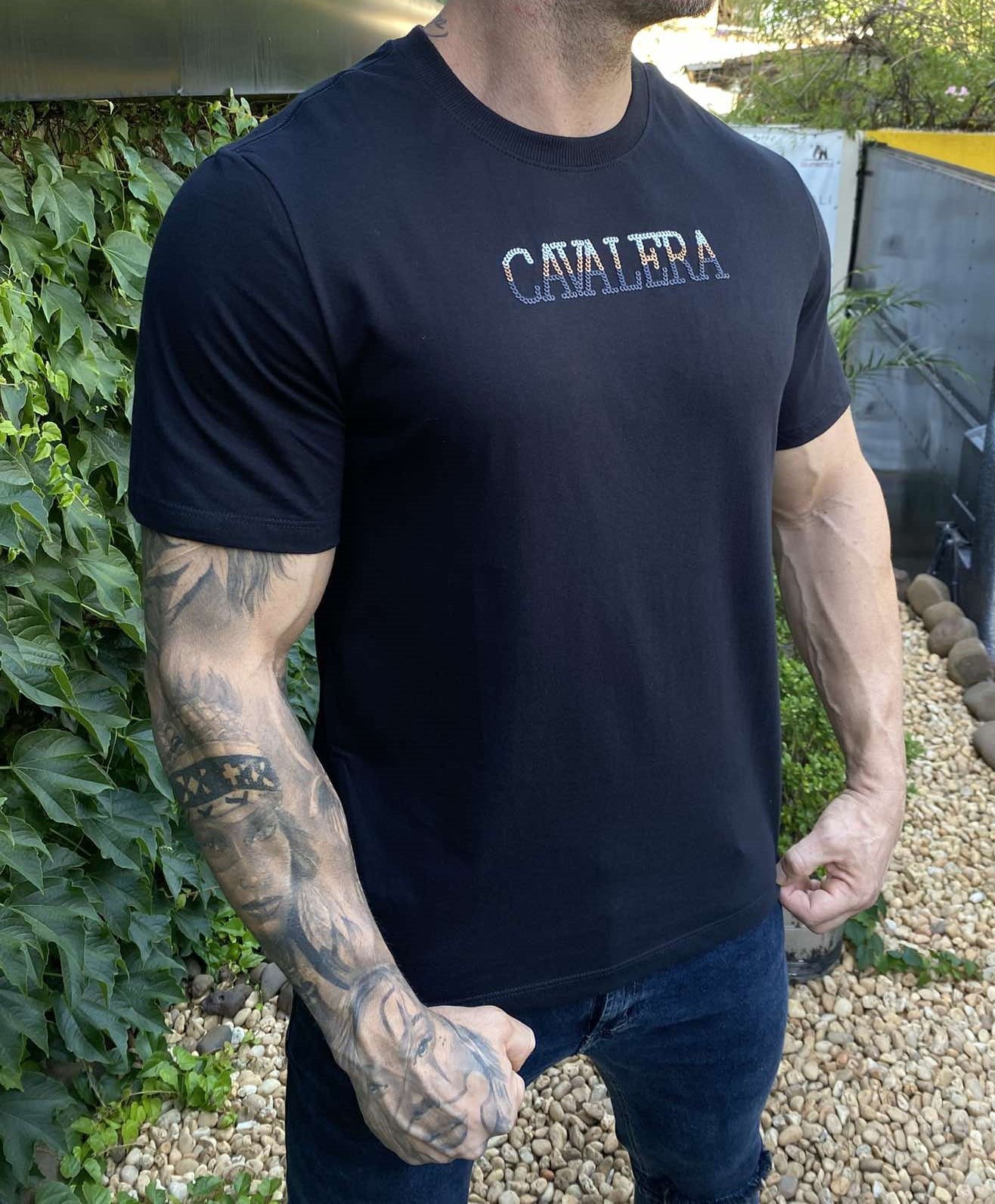 Camiseta Cavalera Degradê Bronze