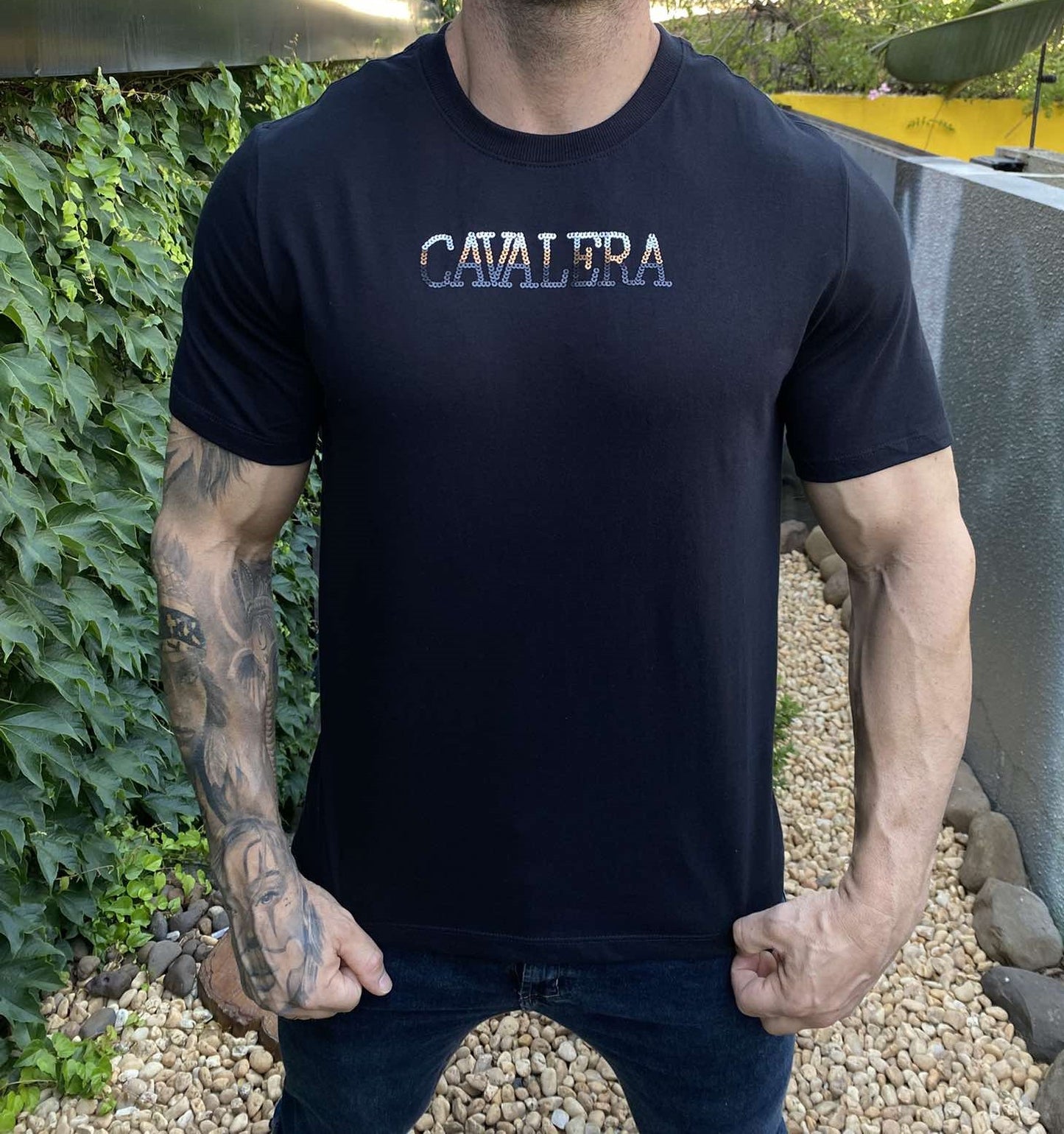 Camiseta Cavalera Degradê Bronze