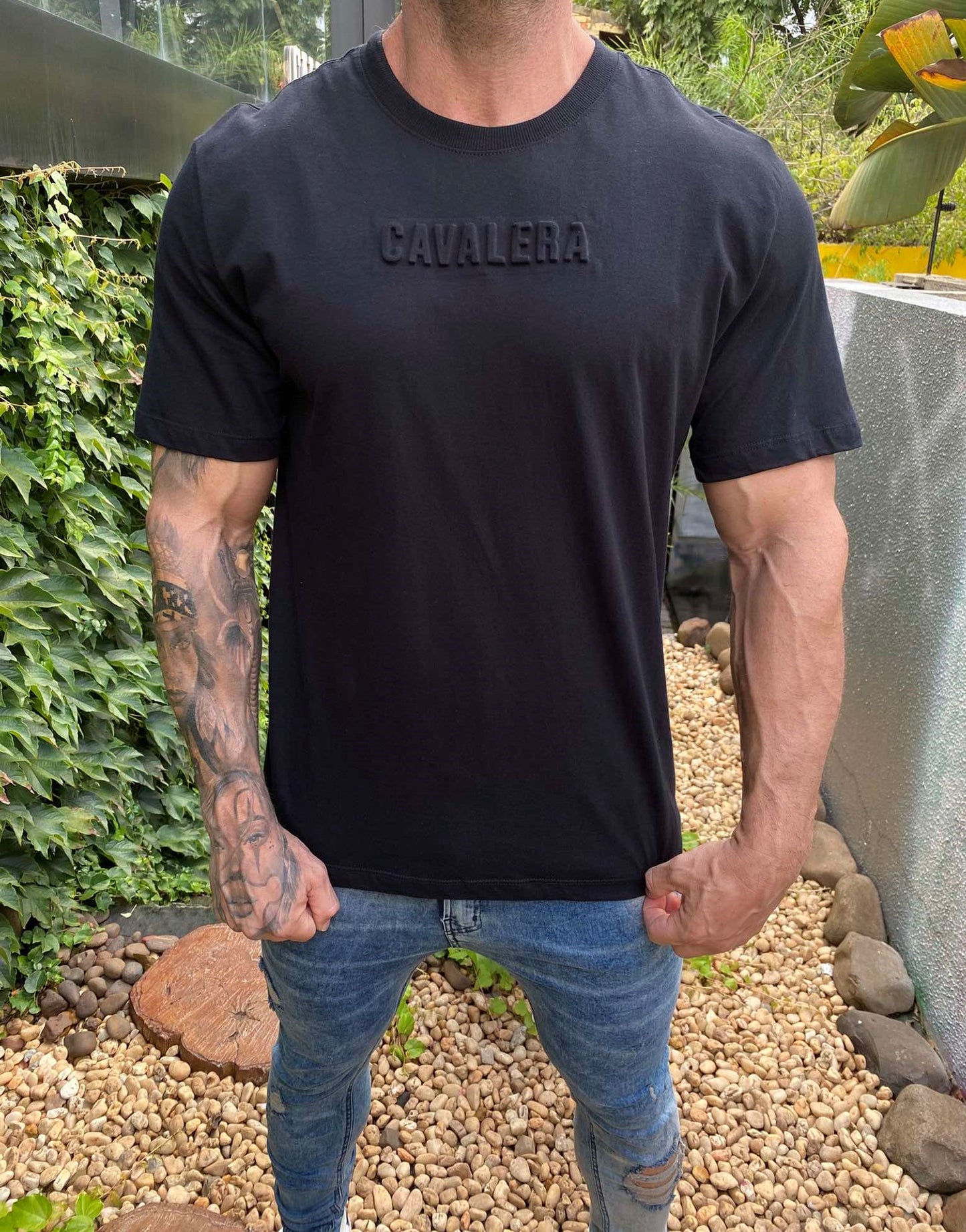 Camiseta Cavalera Relevo Black