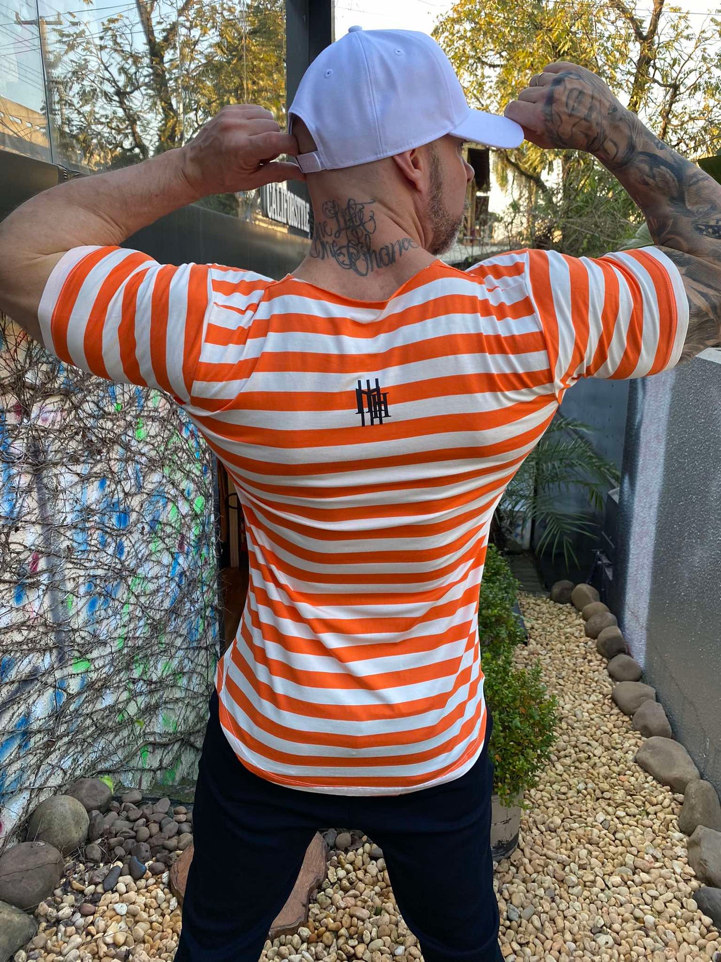 Camiseta Orange Stripe