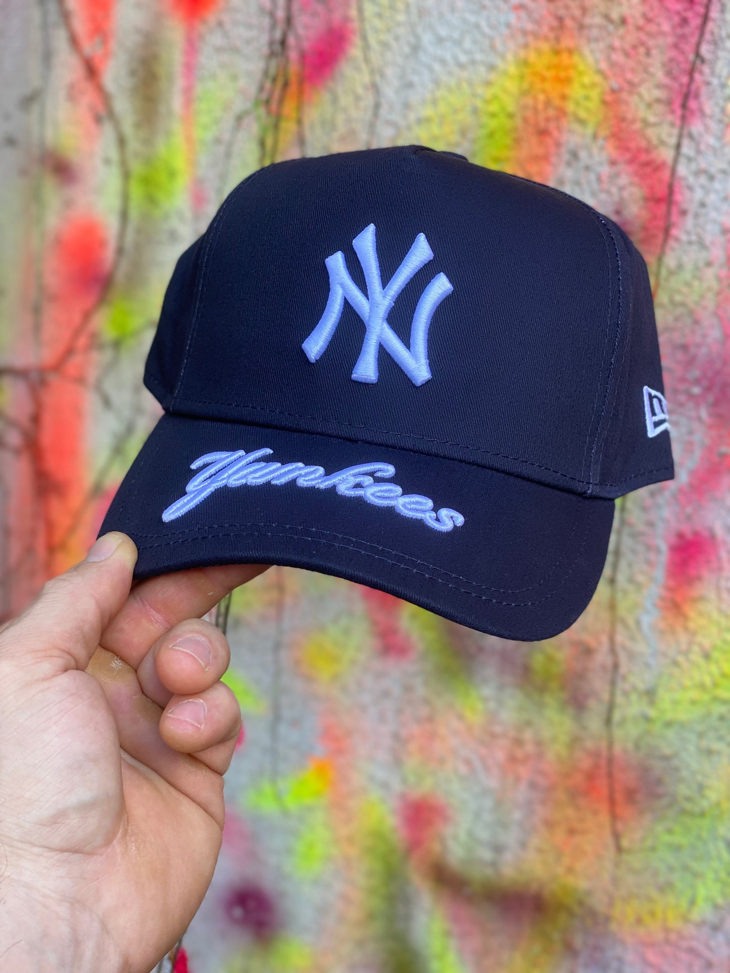 Boné New Era Yankess Marinho Branco