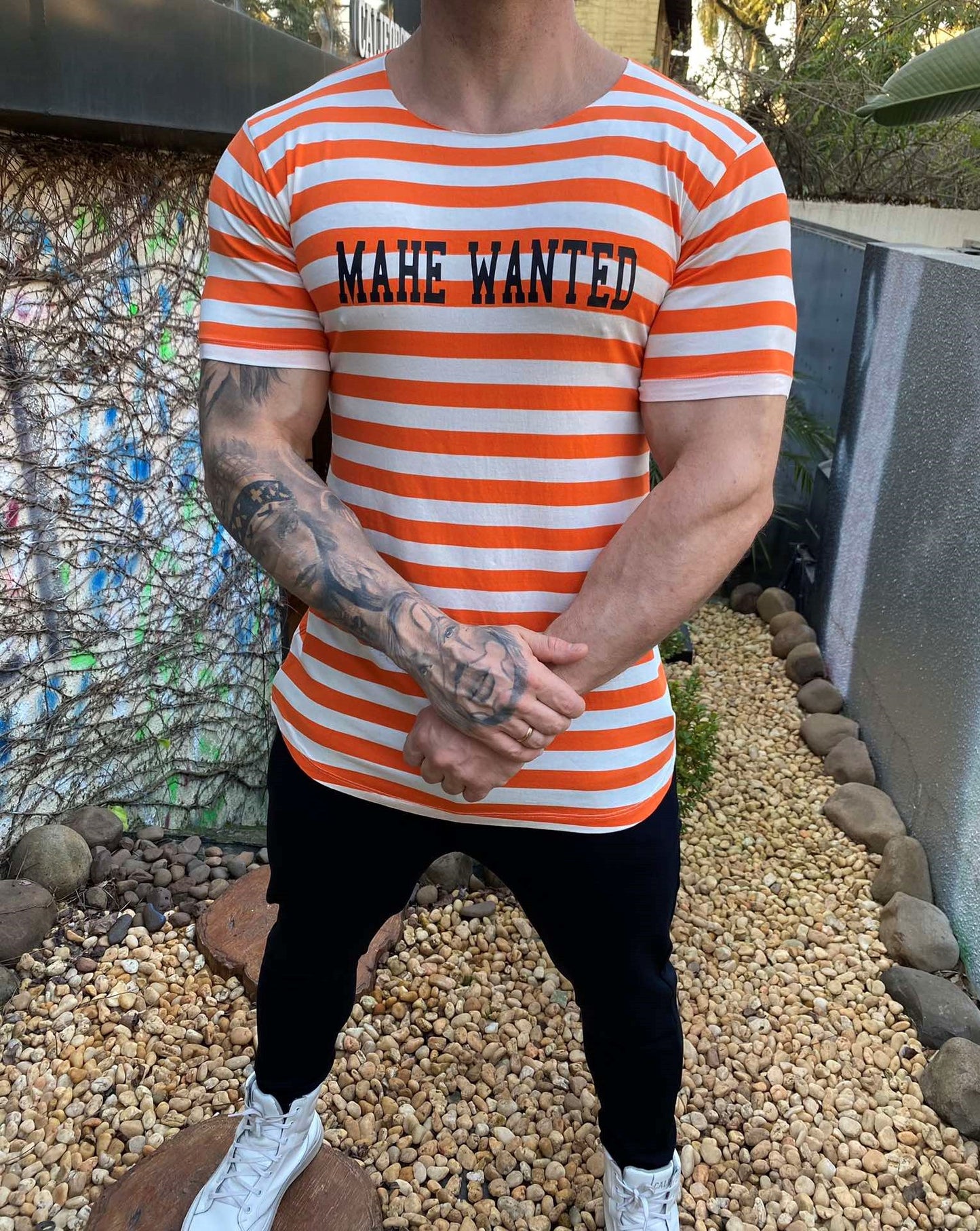 Camiseta Orange Stripe