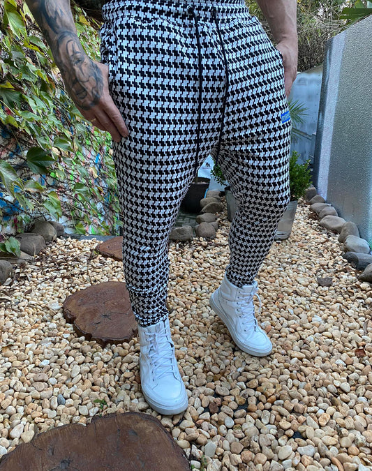Calça Moletom Mahe Black White