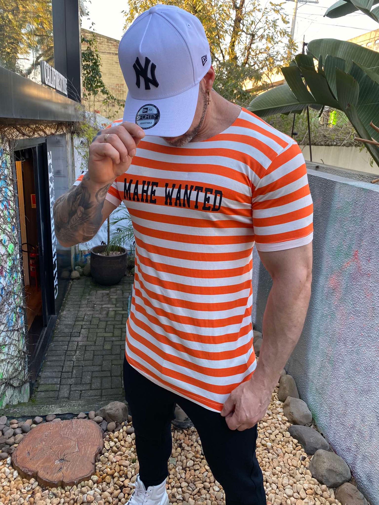 Camiseta Orange Stripe