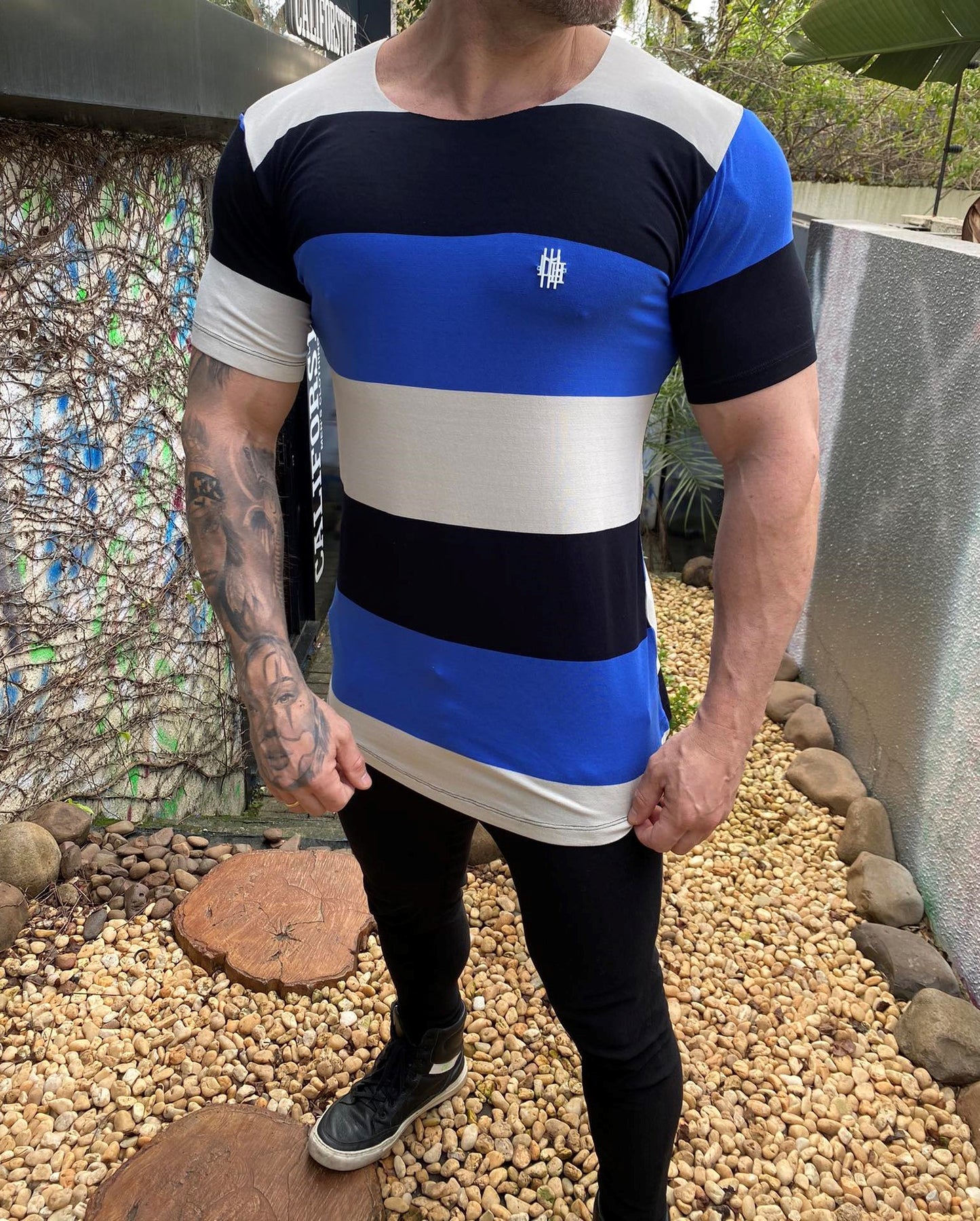 Camiseta Striped Winter