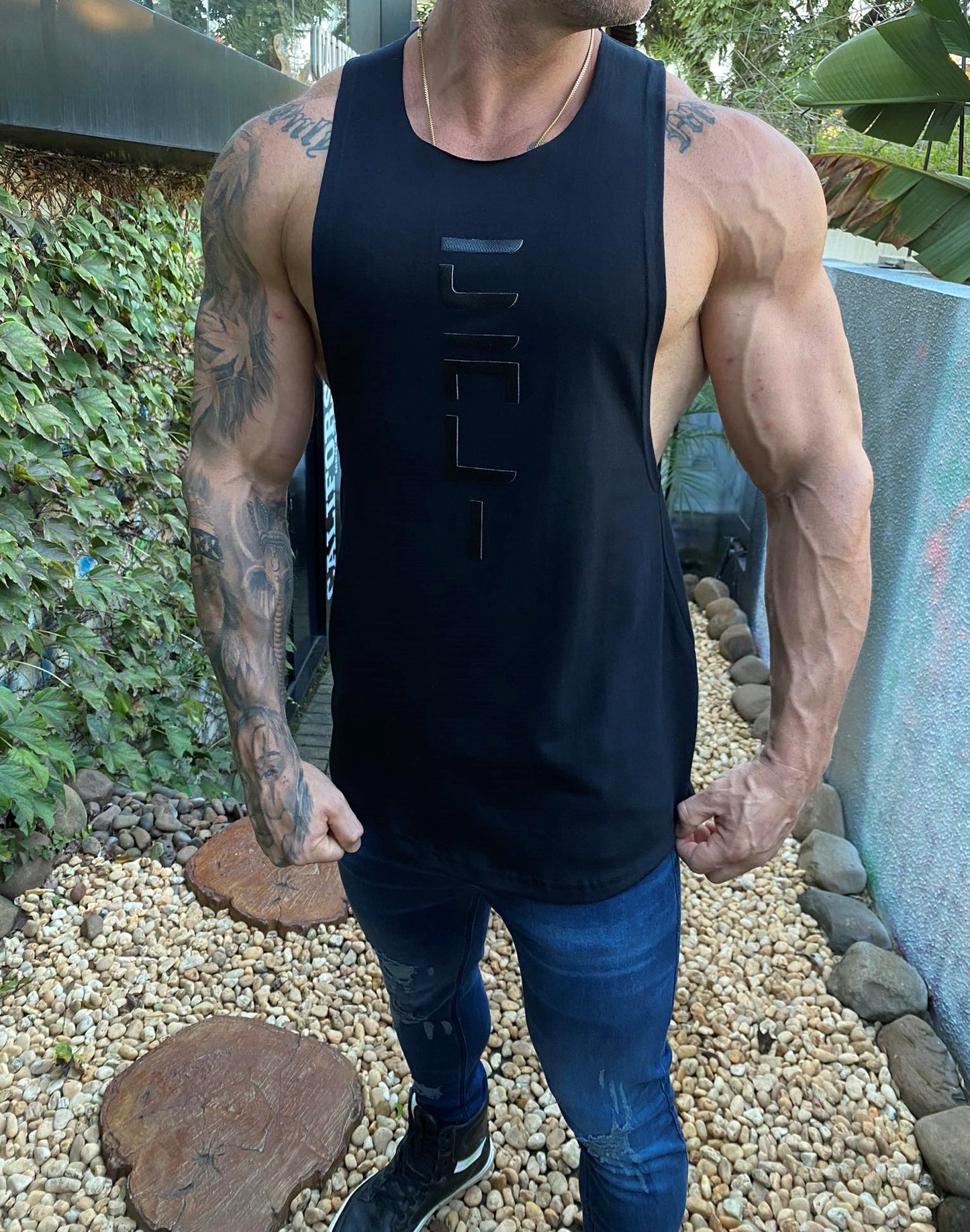 Cali Tesla All Black Tank Top