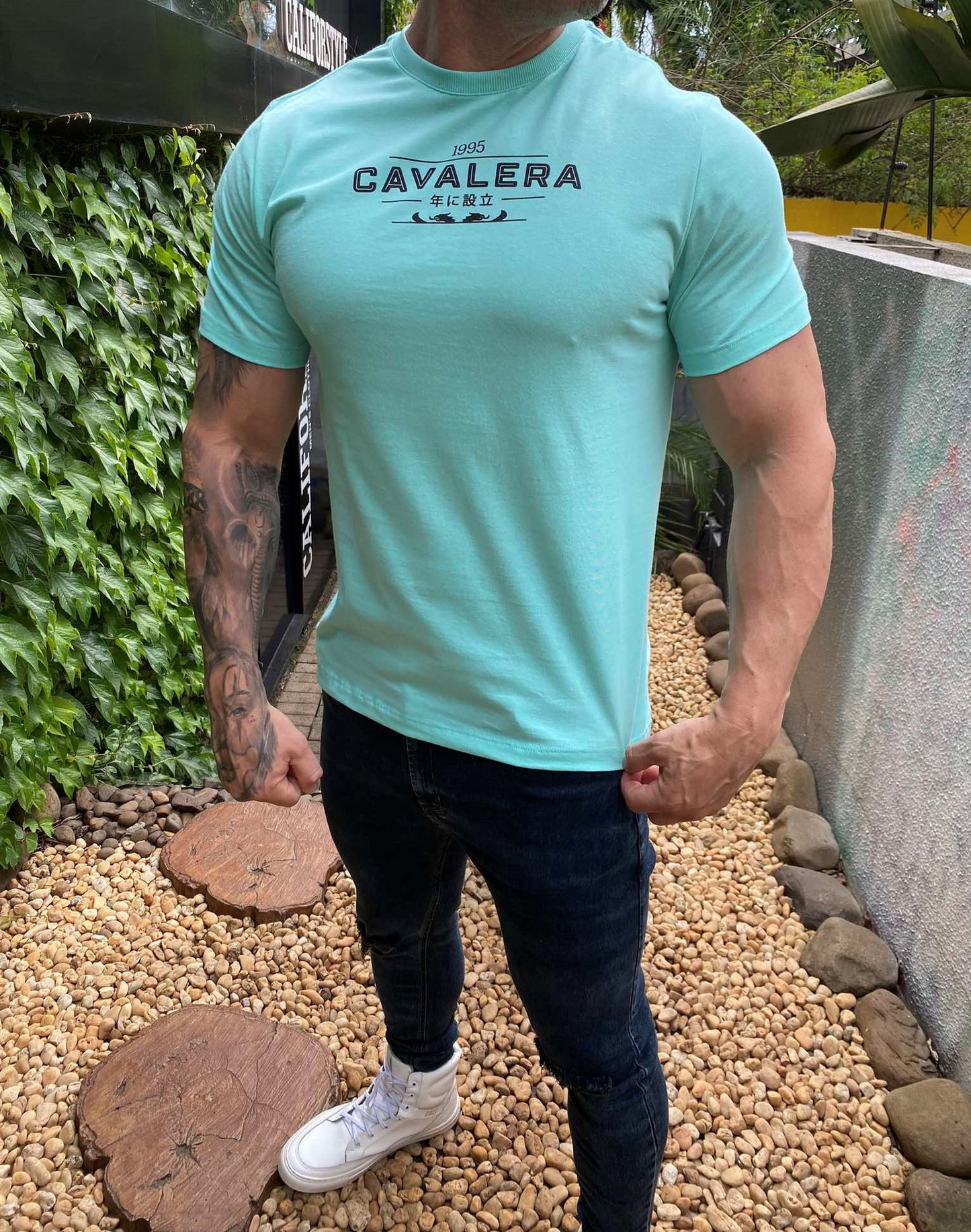 Camiseta Cavalera 1995 Blue Ocean