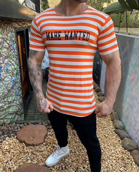 Camiseta Orange Stripe