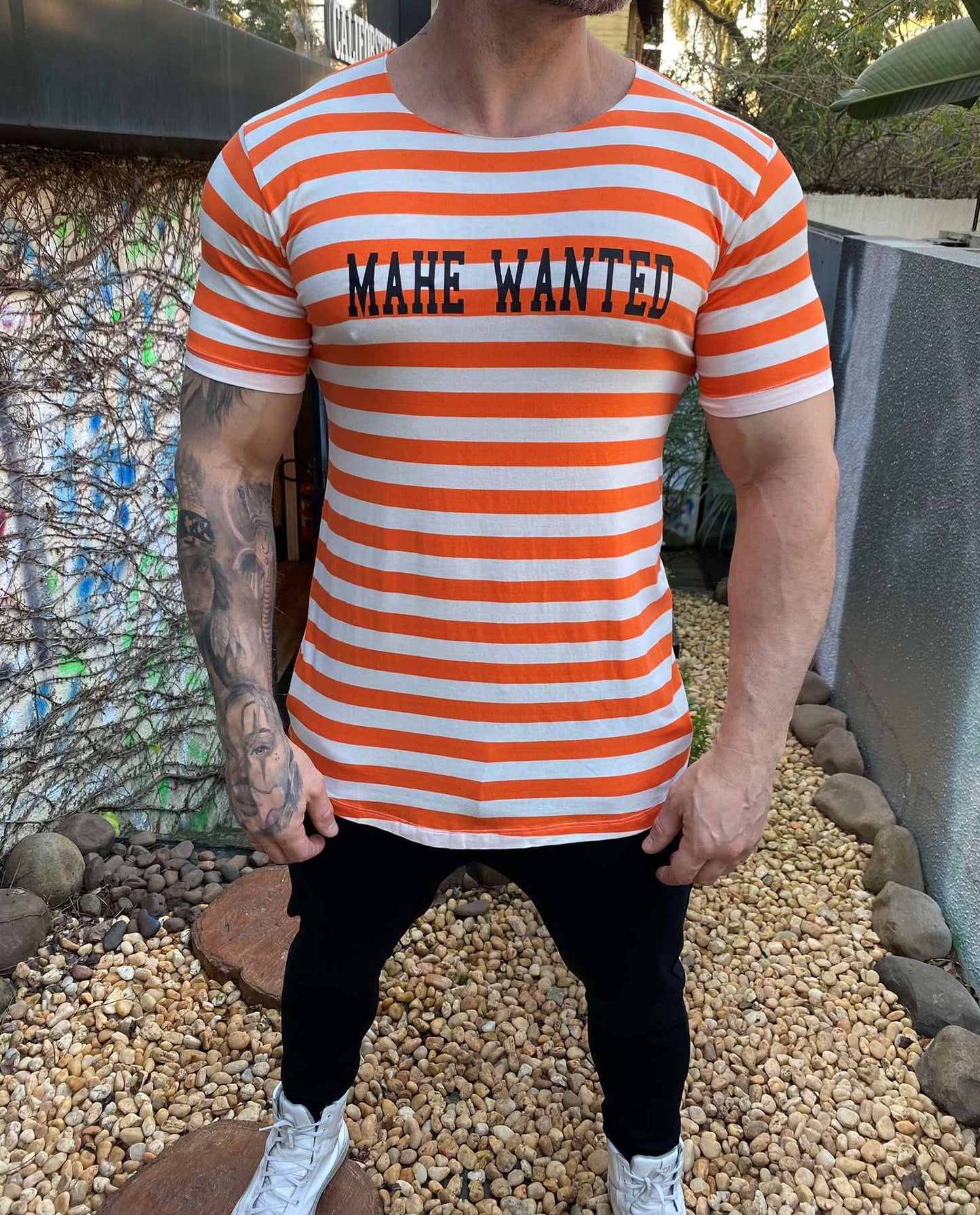 Camiseta Orange Stripe