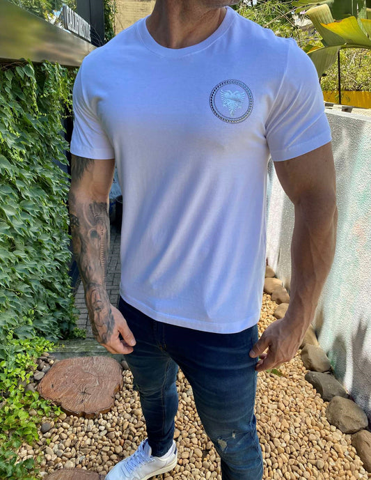 Camiseta Cavalera Medalion White
