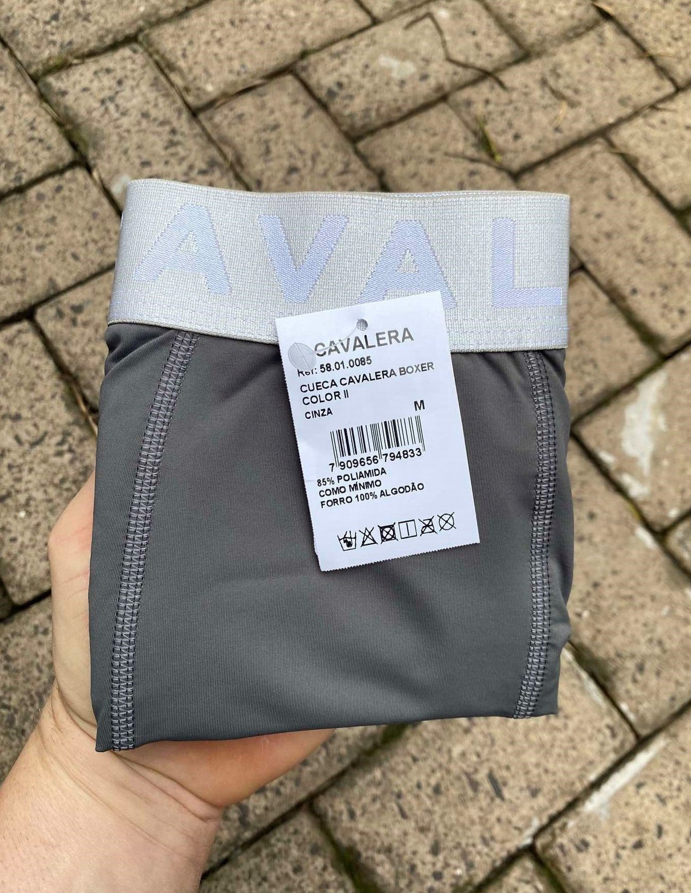 Cueca Cavalera Cinza