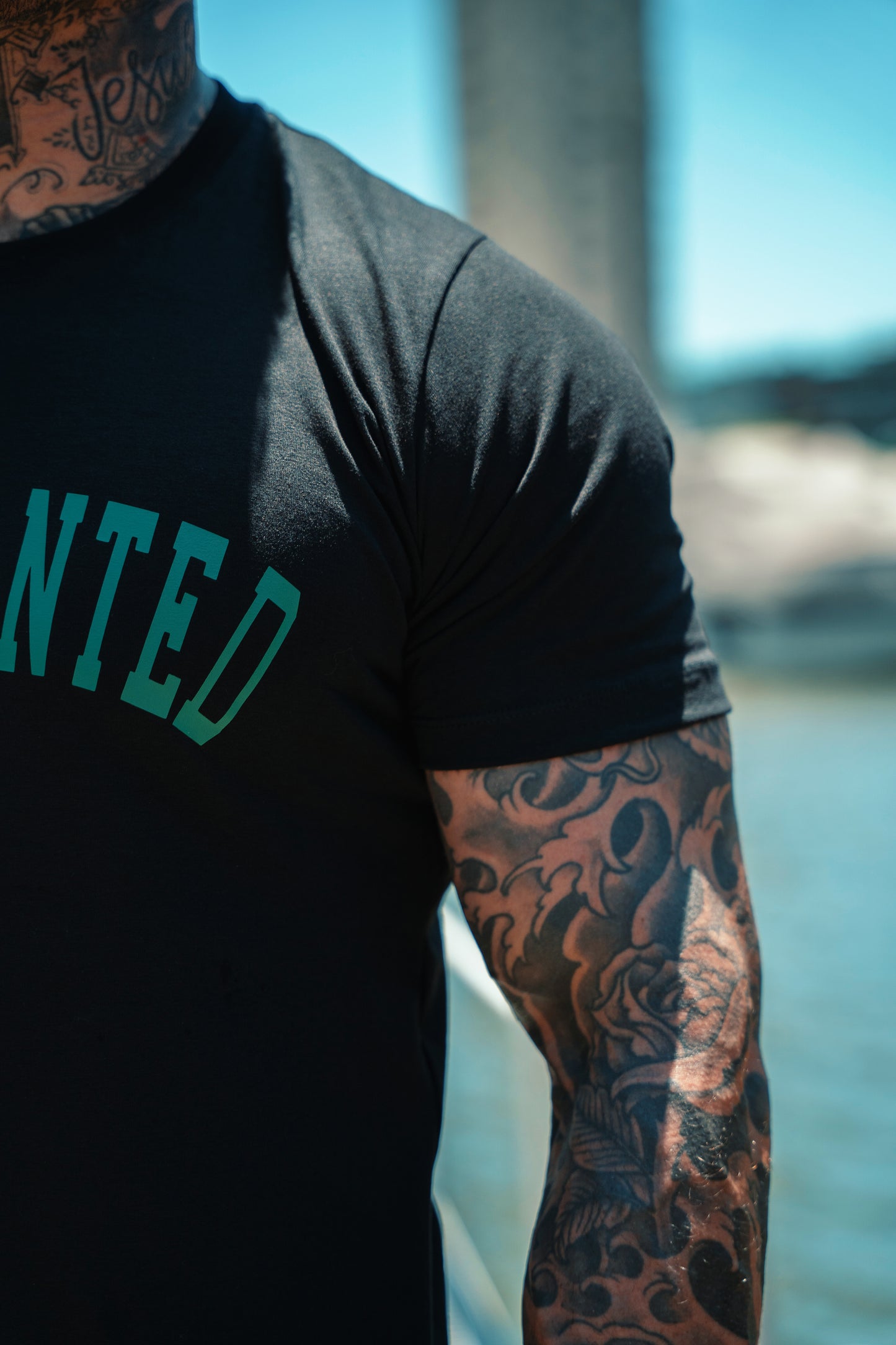 Camiseta Mahe Black Green