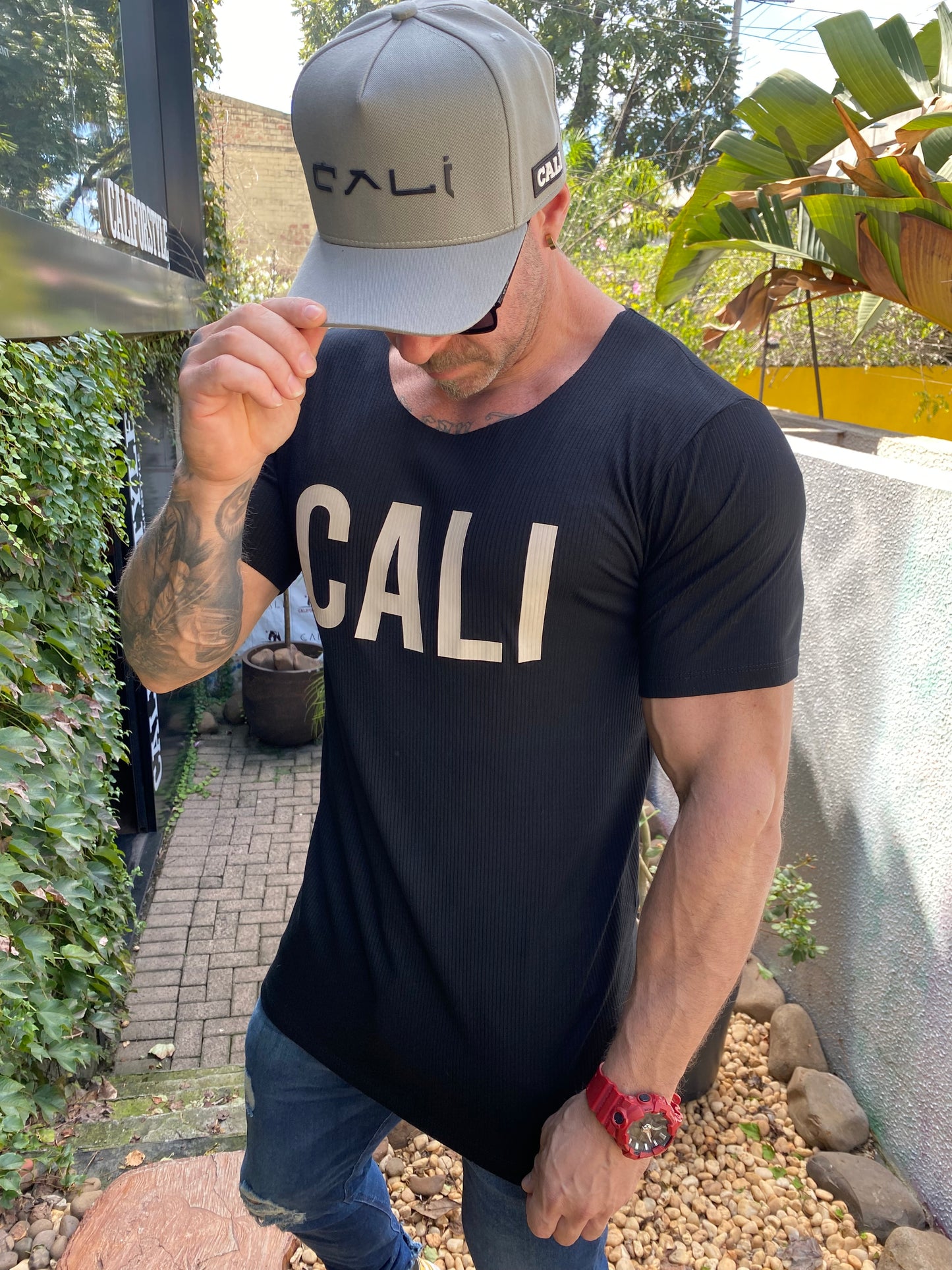 Camiseta Cali Canelada Black Off