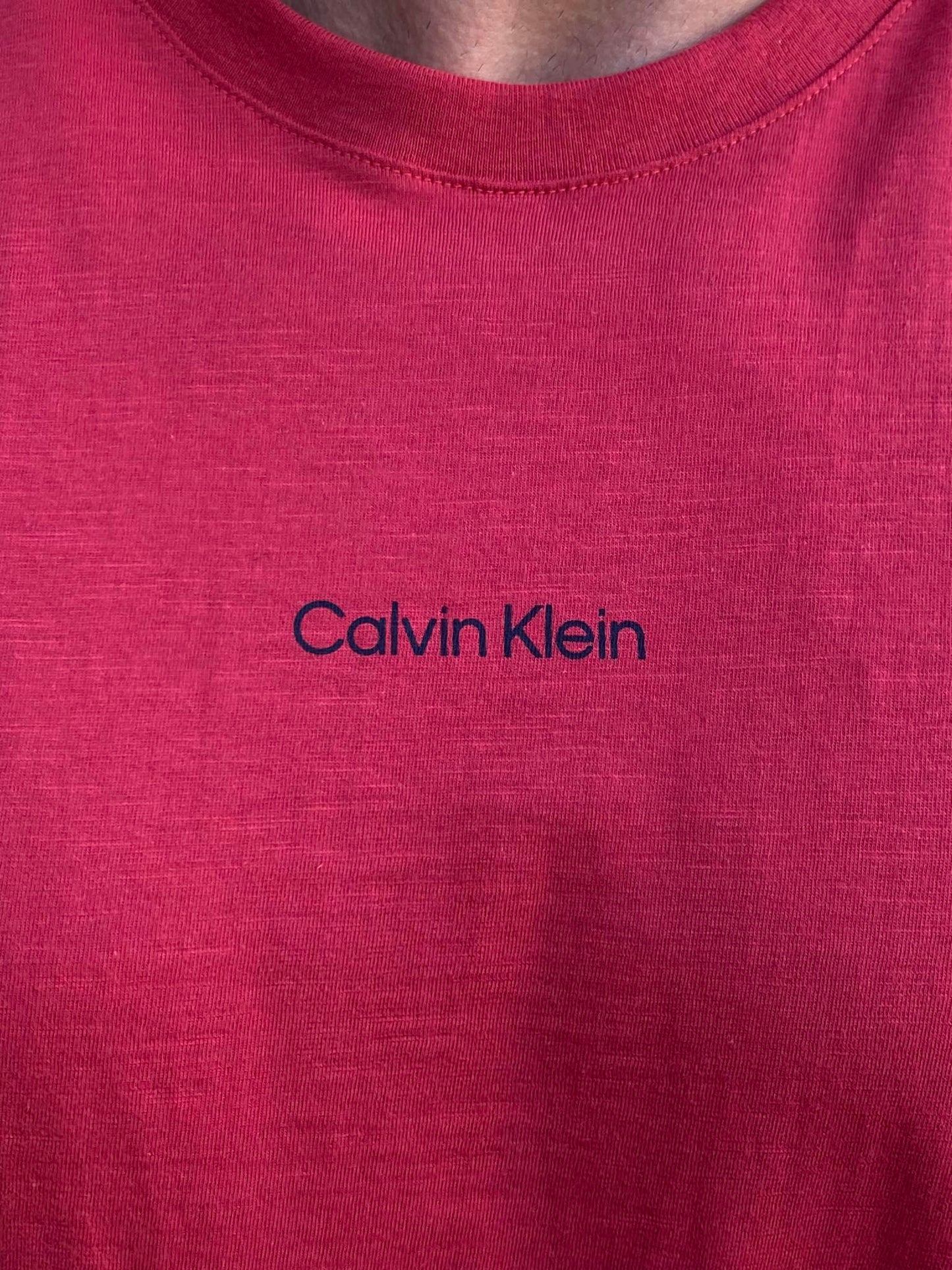 Camiseta Calvin Klein Flamê Red