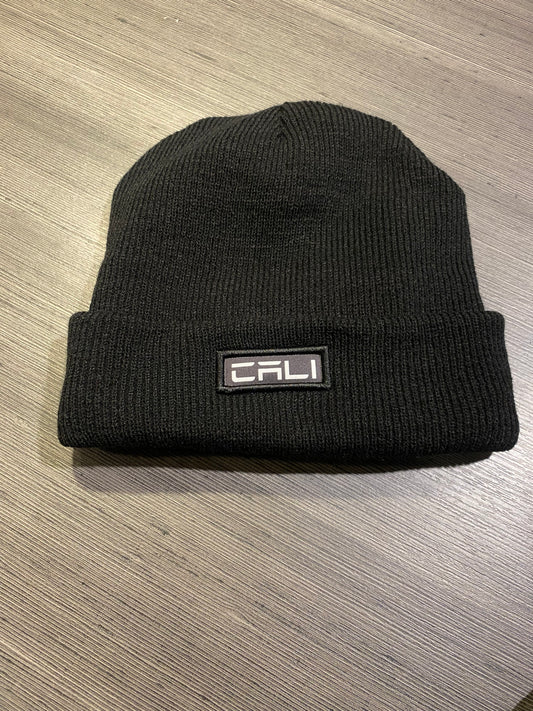 Gorro Canelado com Dobra Cali Black