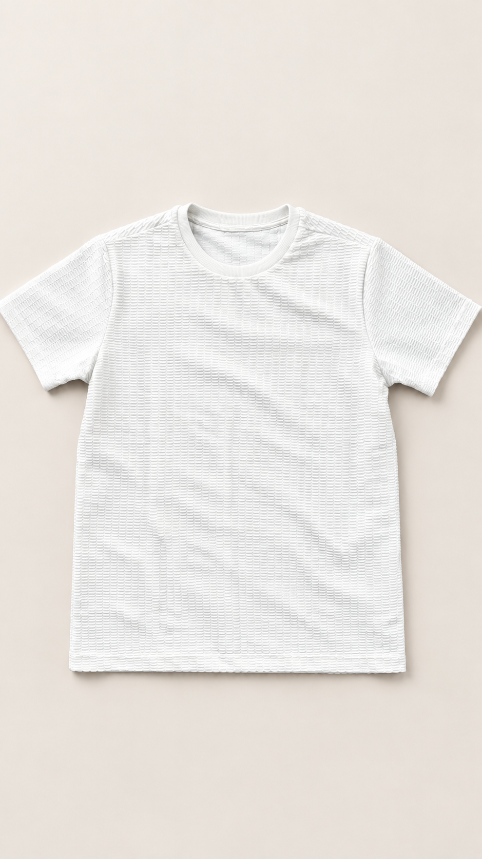 Camiseta Cali Minimalist Texture Premium Blanca