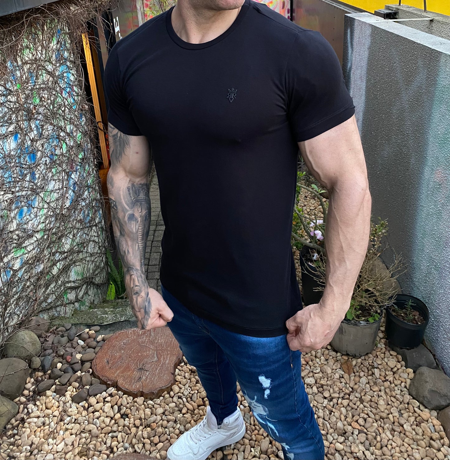 Camiseta Black Algodão Egípcio