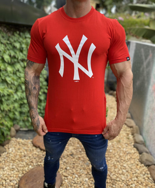 Camiseta Yankees Big Logo Red