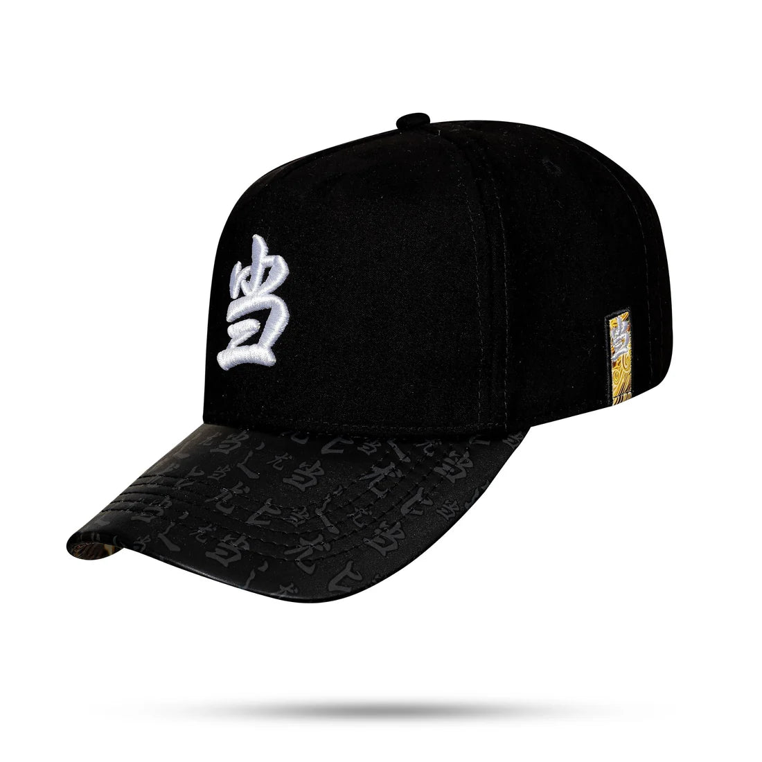 Boné Snapback Suede Preto Dang Logo