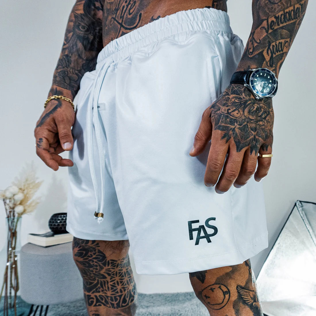 Shorts Rebel - White