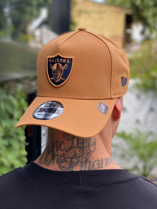 Boné New Era Raiders Caqui