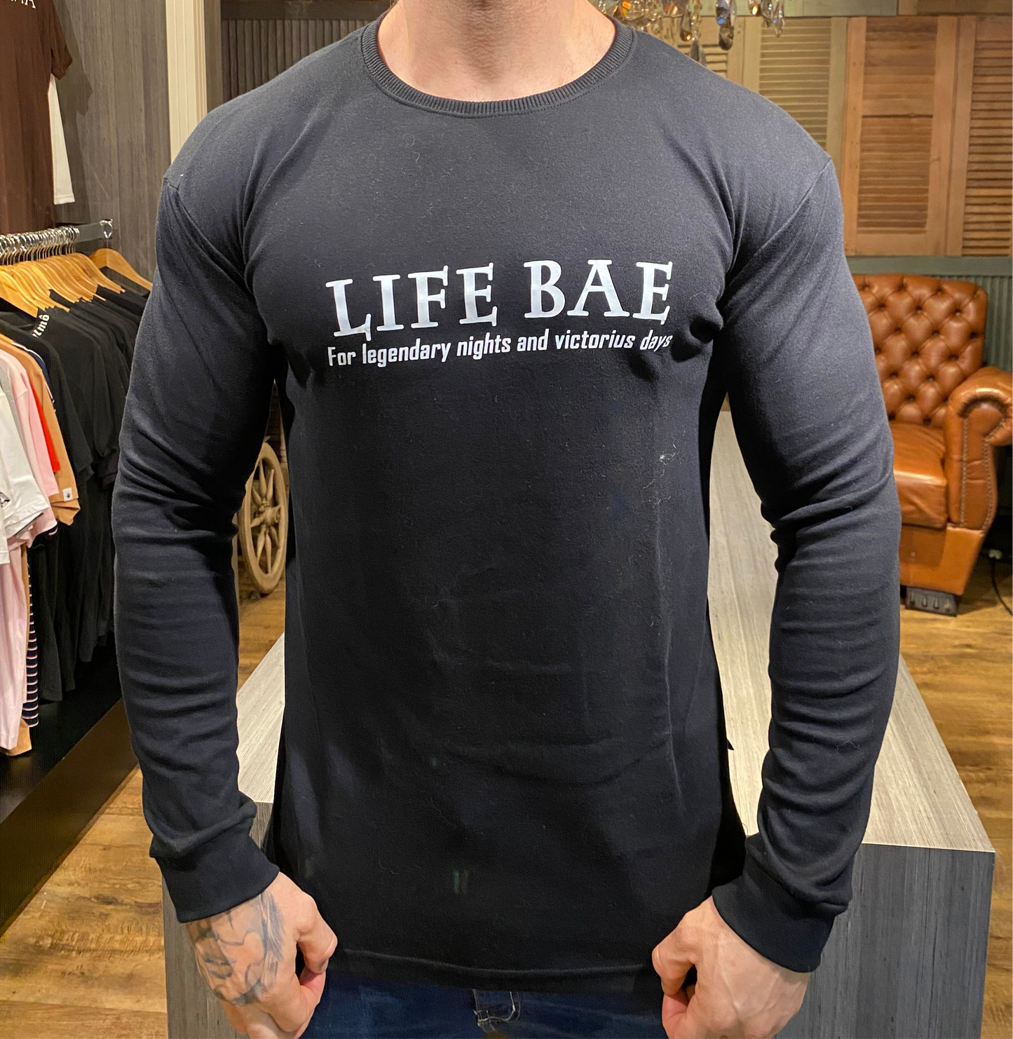 Camiseta Manga Longa Lifebae Black
