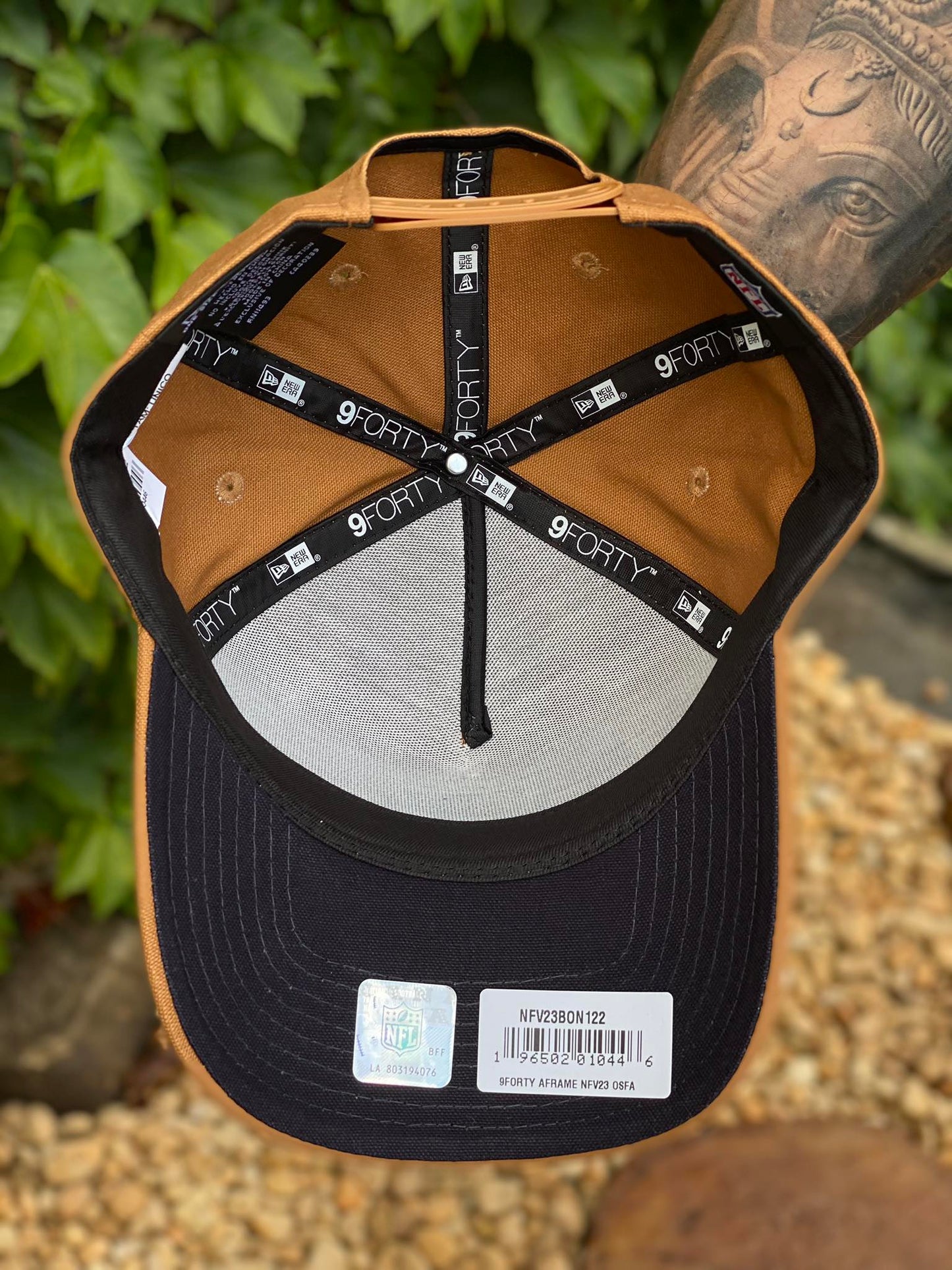 Boné New Era Raiders Caqui