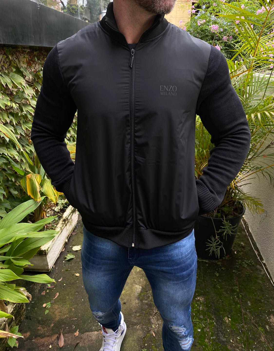 Enzo Milano Zipper Jacket