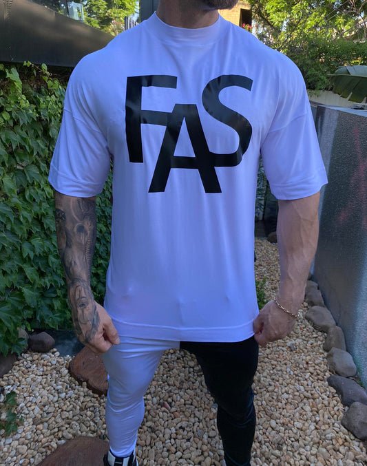 Camiseta Oversized FAS White