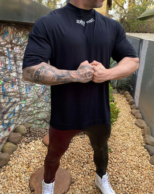 Camiseta Oversized Why Not Black