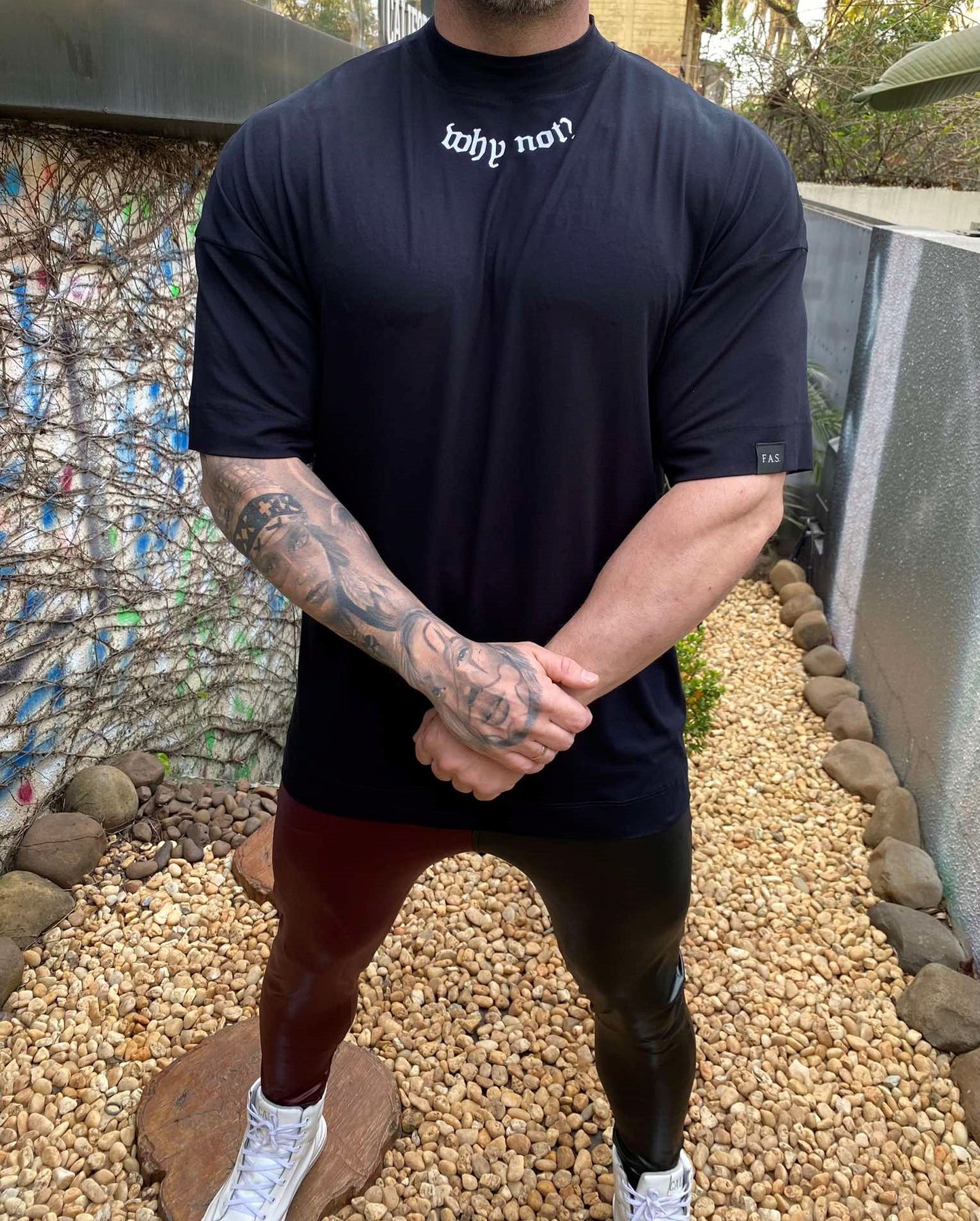 Camiseta Oversized Why Not Black