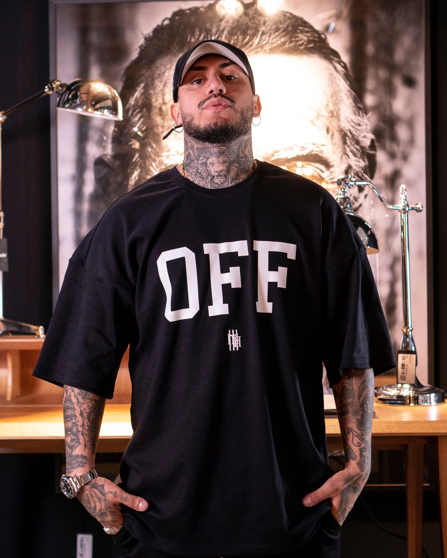 Camiseta Oversized Mahe Black OFF