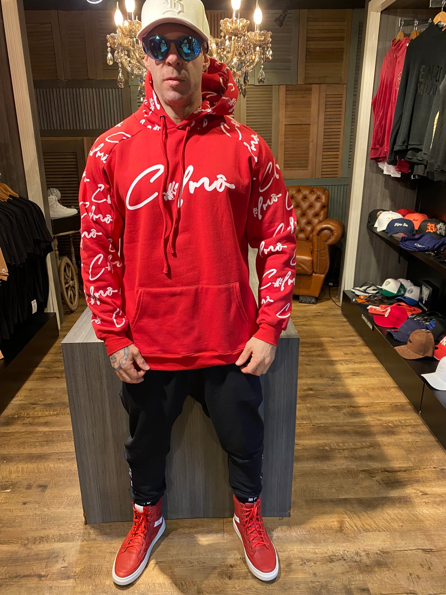 Moletom Canguru Calmo Red