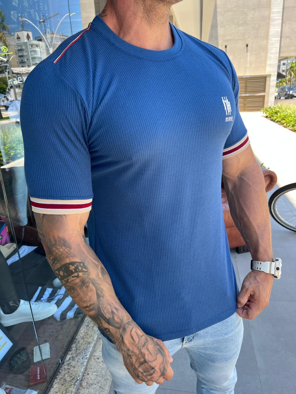 Camiseta Mahe Smash azul - foto 5 de 5