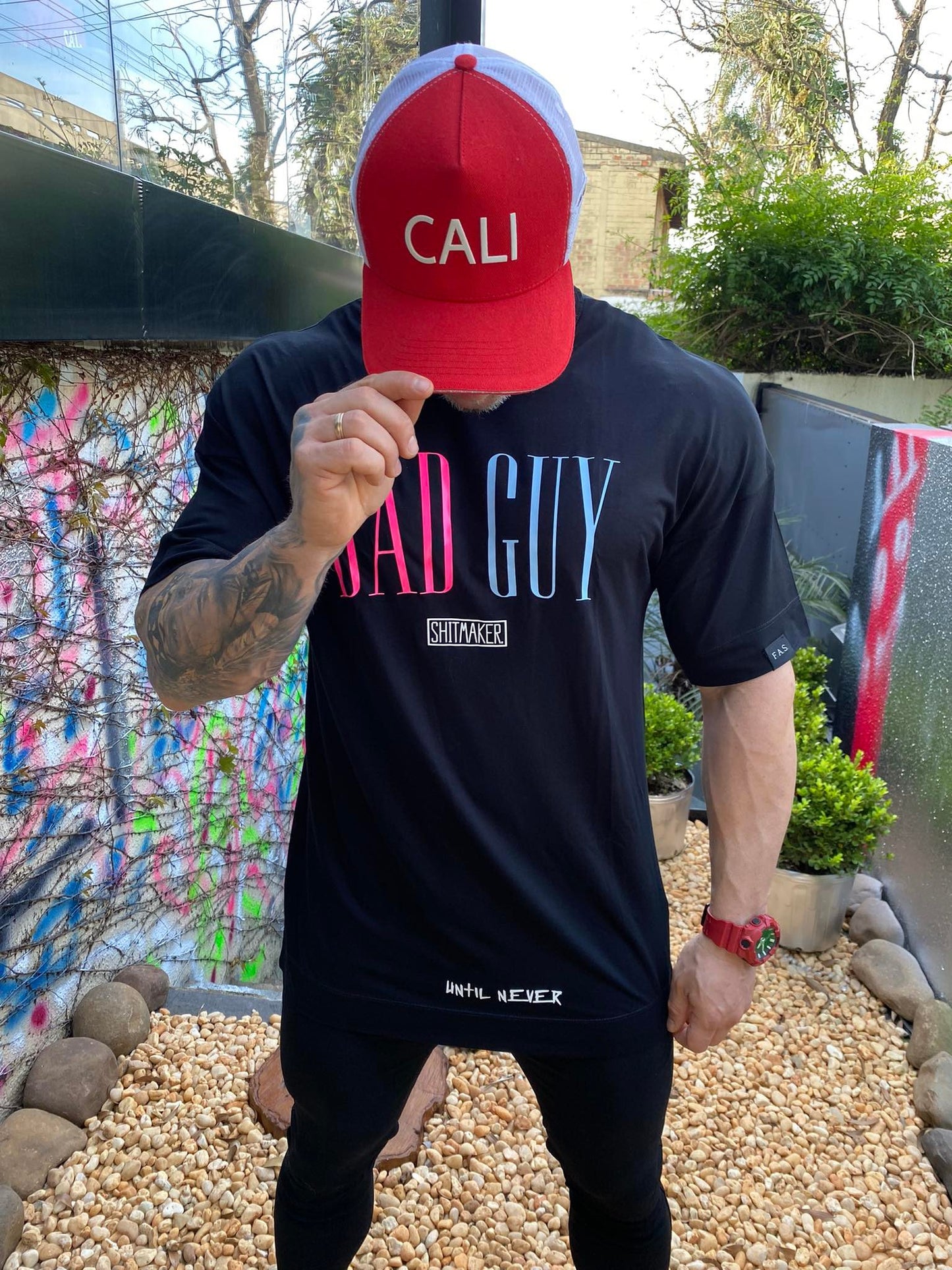 Camiseta Oversized Bad Guy Pink