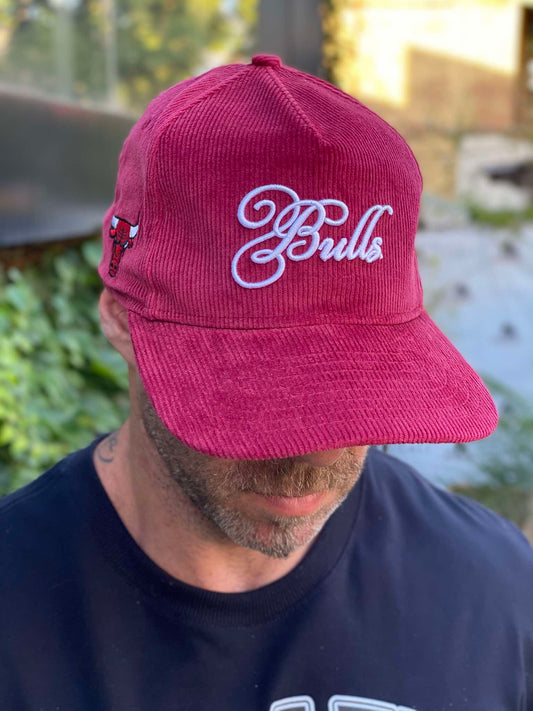 Boné New Era The Golfer Chicago Bulls Core NBA - Vermelho Escuro