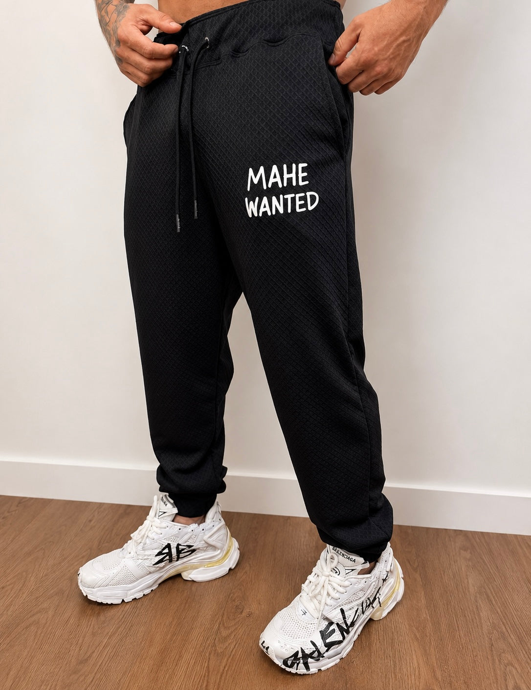 Calça Mahe Over Texturized Black