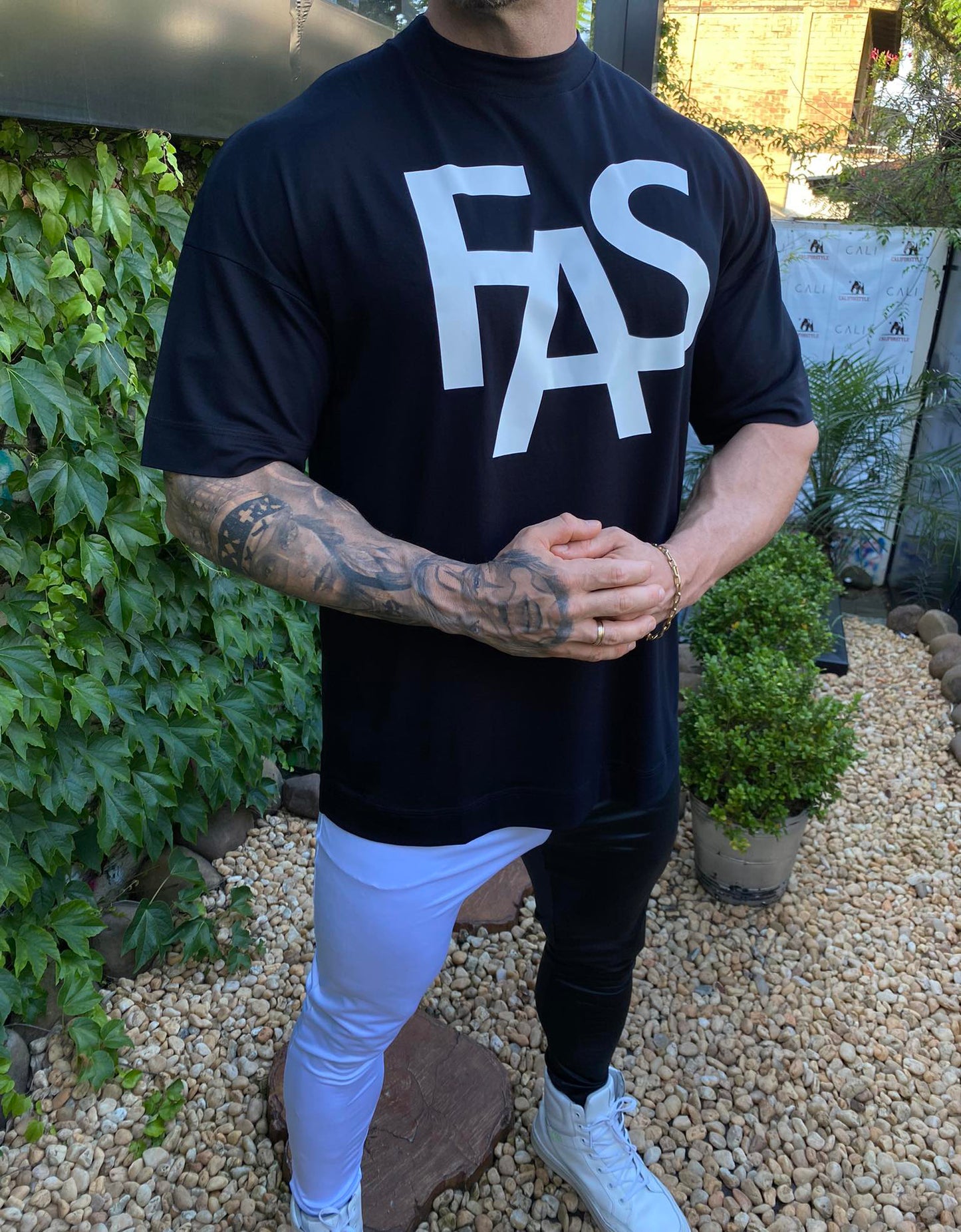 Camiseta Oversized FAS Black