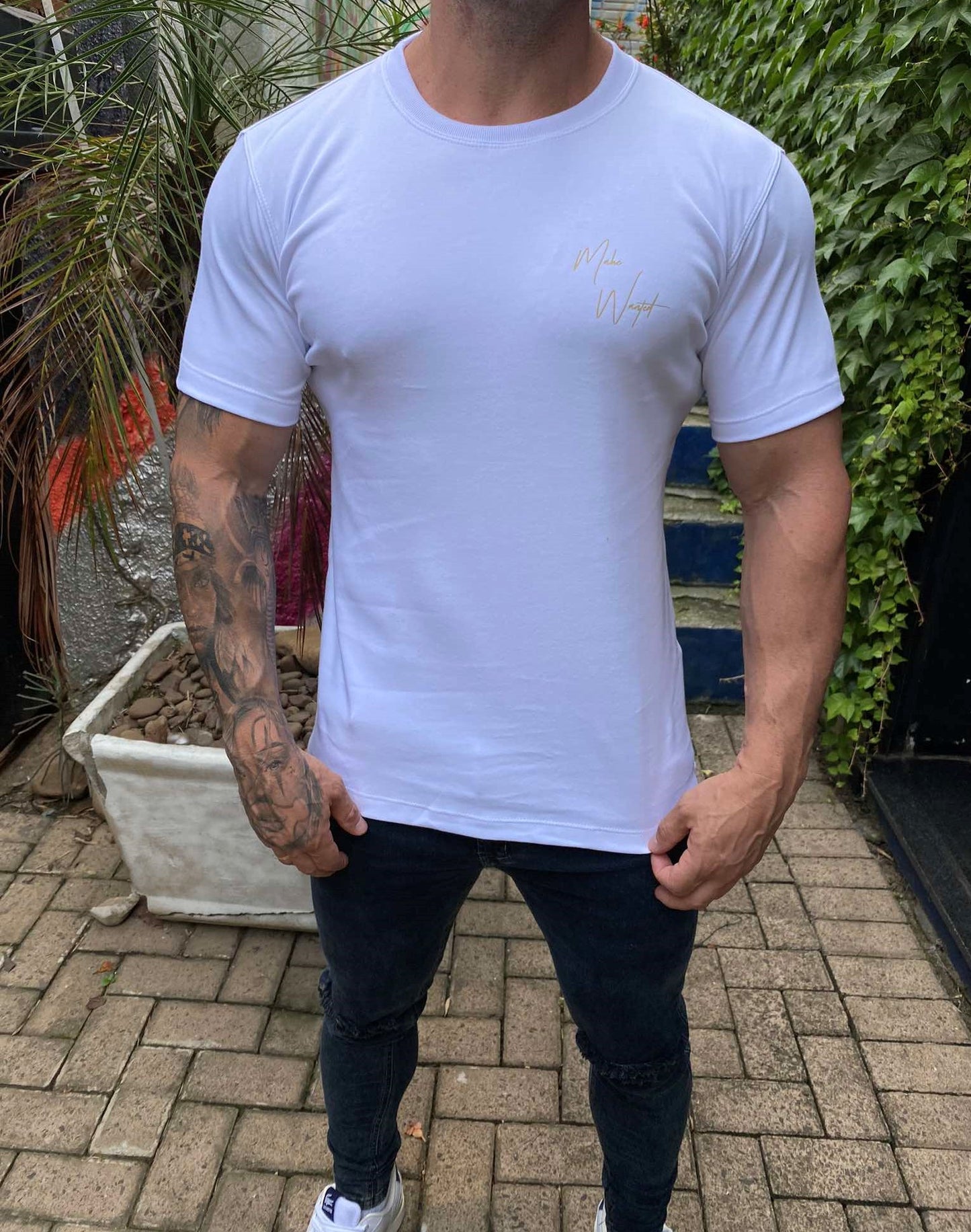 Camiseta Assinatura White
