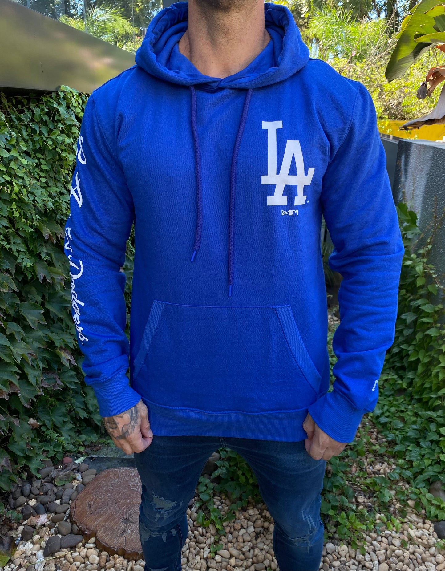 Moletom Canguru Fechado Los Angeles Dodgers Core MLB