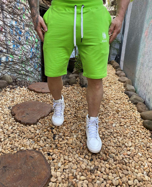 Bermuda Moletom Green Neon