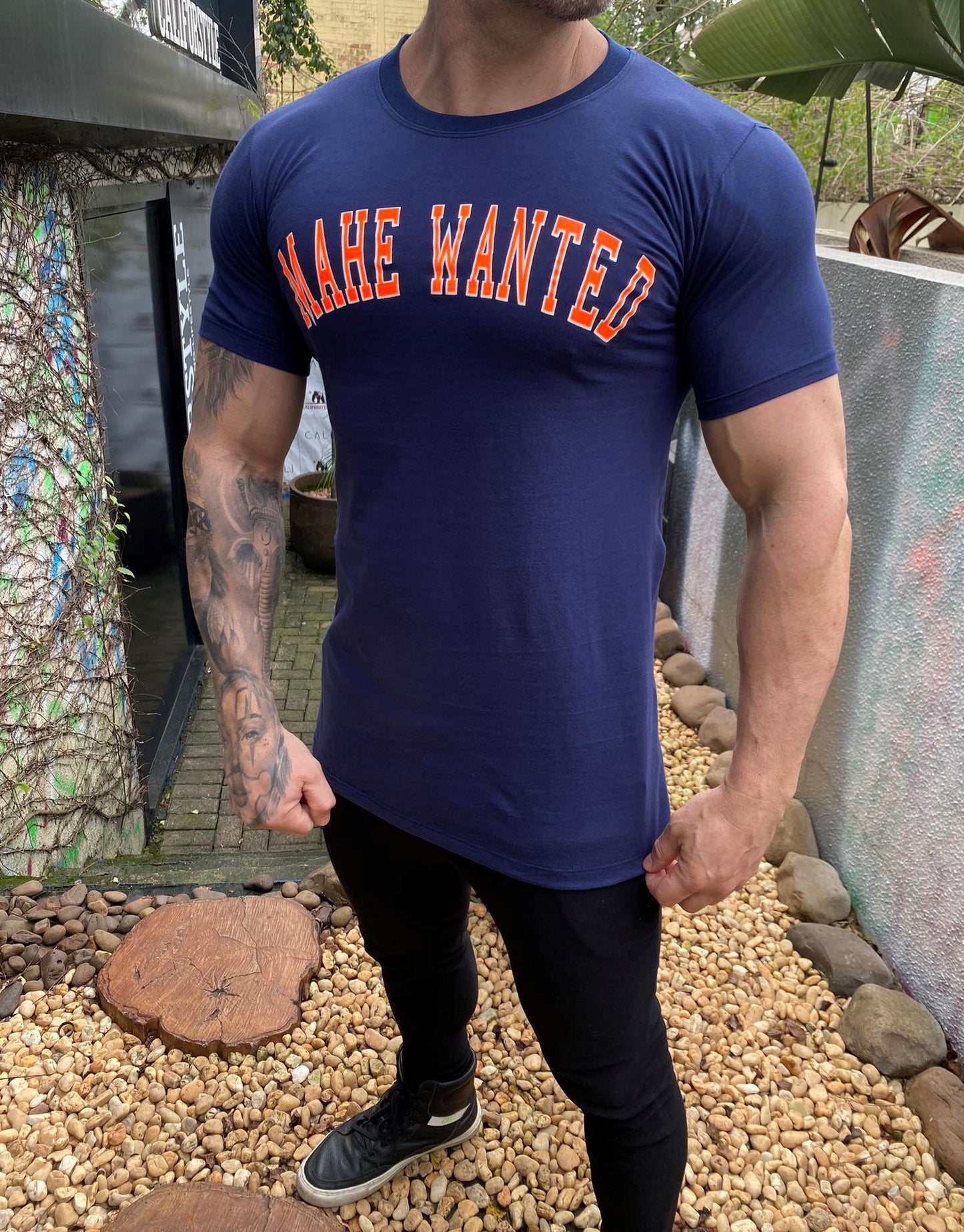 Camiseta Mahe Neon Blue